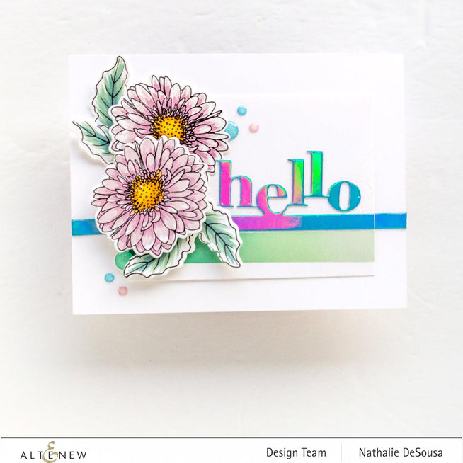 Altenew Stamp & Die Bundle Mini Gerbera Stamp & Die Bundle