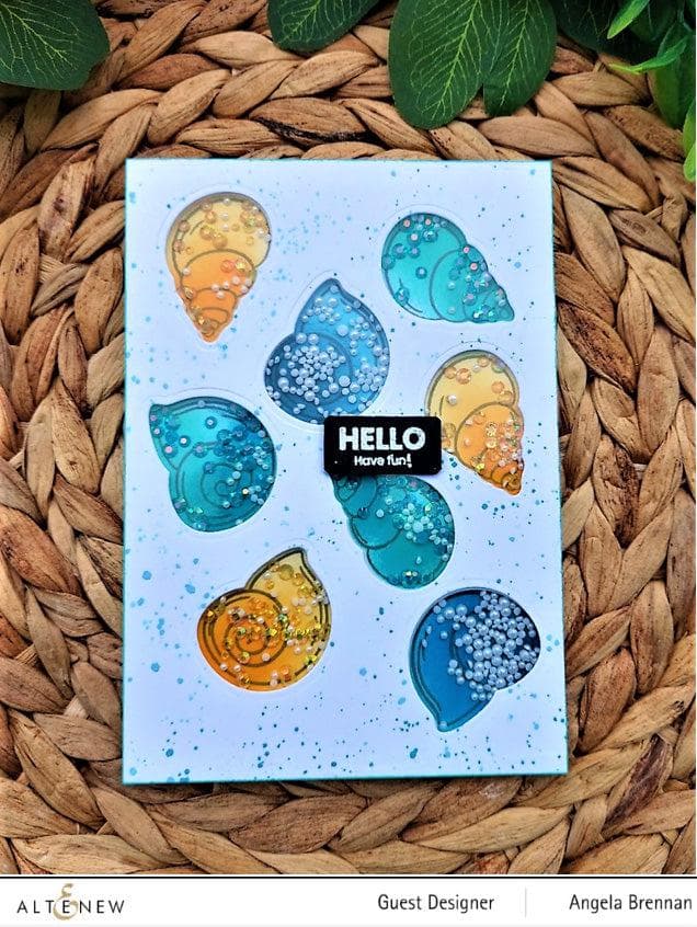 Altenew Stamp & Die Bundle Mini Seashells Stamp & Die Bundle
