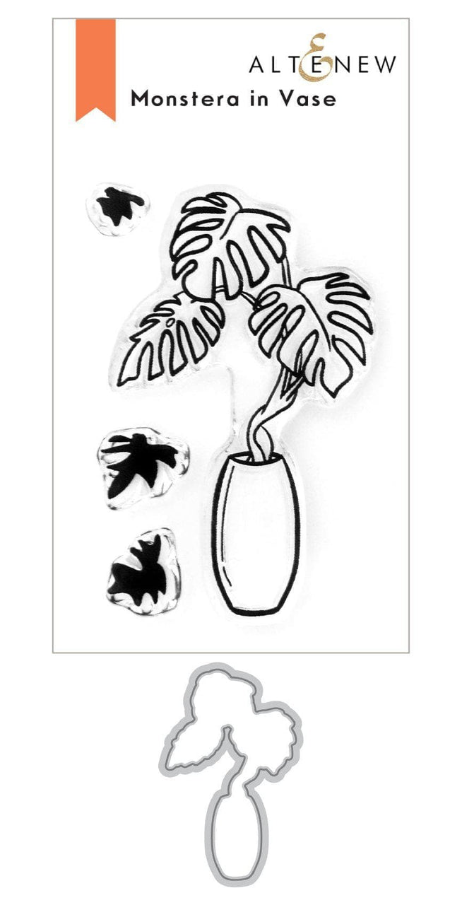 Altenew Stamp & Die Bundle Monstera in Vase Stamp & Die Bundle