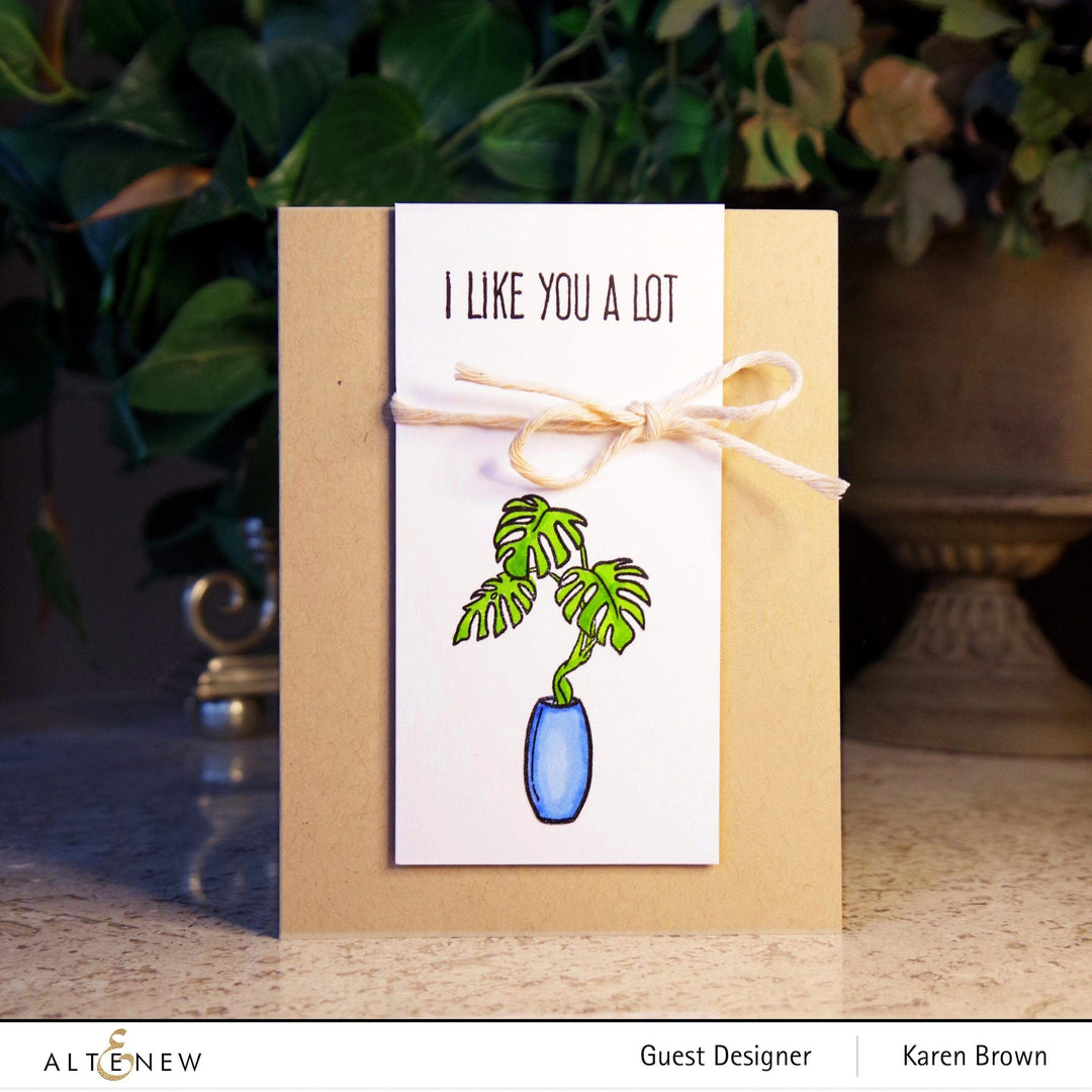 Altenew Stamp & Die Bundle Monstera in Vase Stamp & Die Bundle