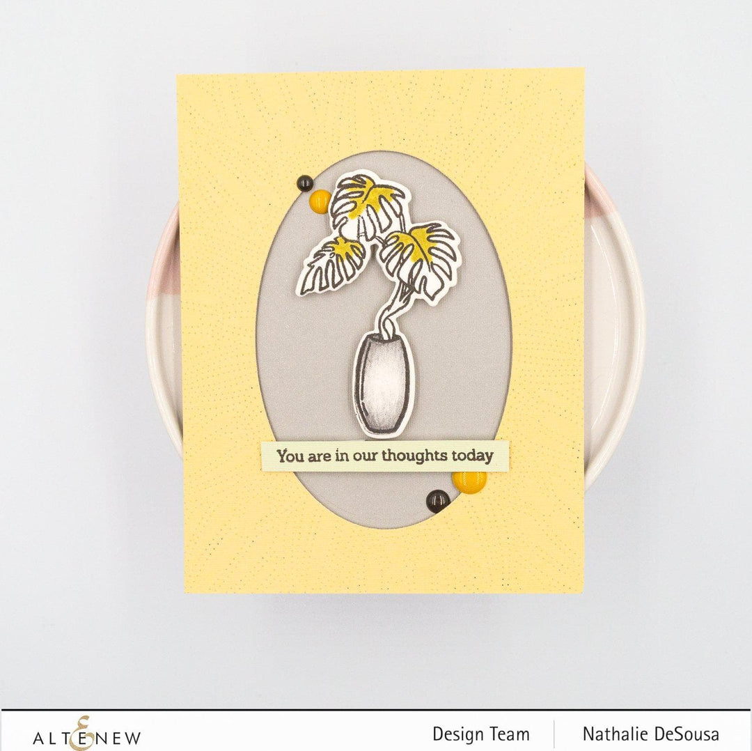 Altenew Stamp & Die Bundle Monstera in Vase Stamp & Die Bundle