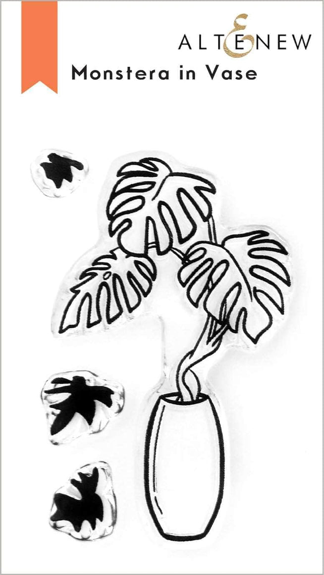 Altenew Stamp & Die Bundle Monstera In Vase