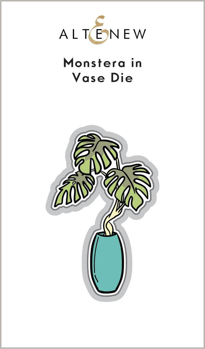 Altenew Stamp & Die Bundle Monstera In Vase
