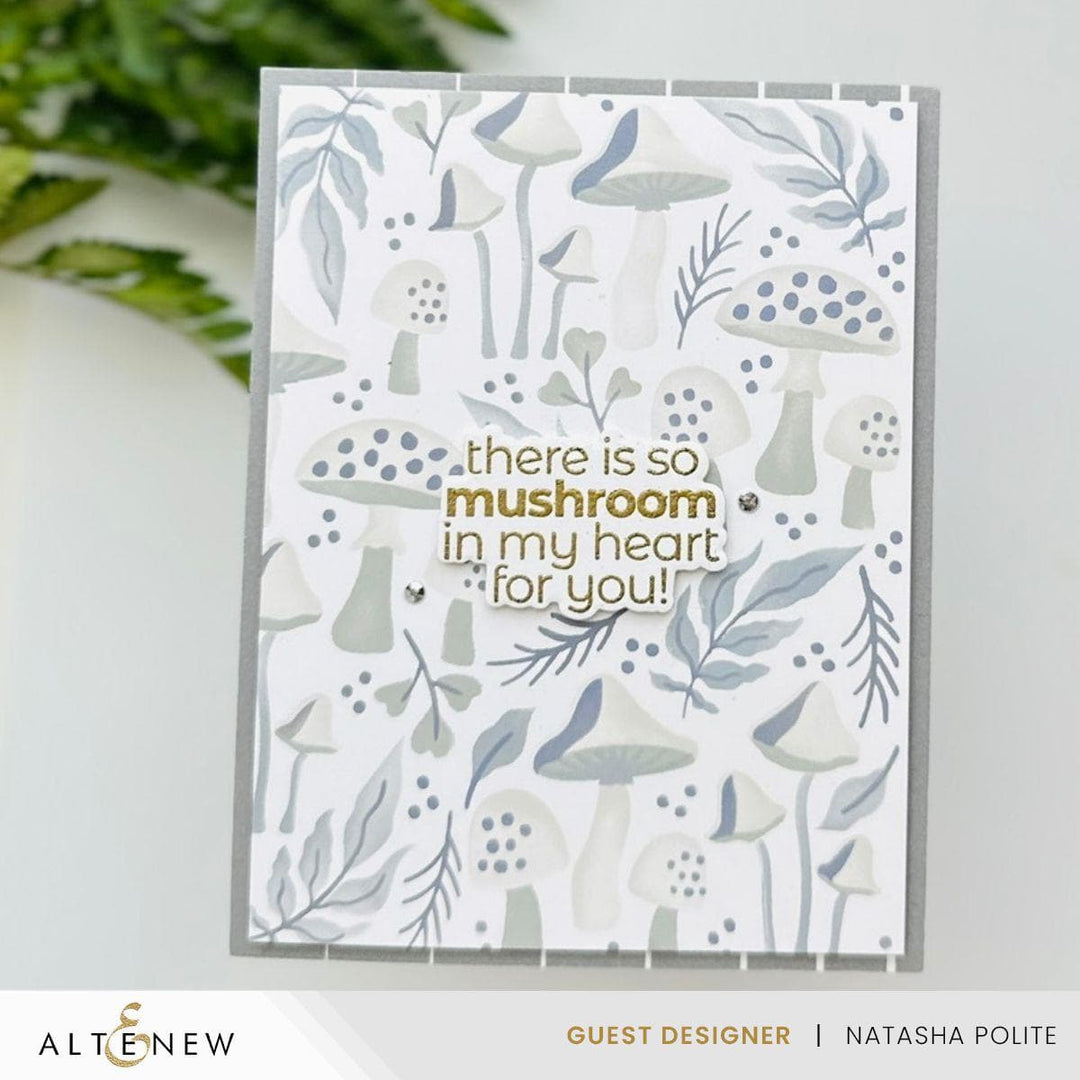 Altenew Stamp & Die Bundle Mushroom Greetings