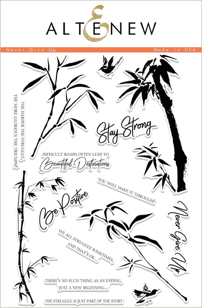 Altenew Stamp & Die Bundle Never Give Up