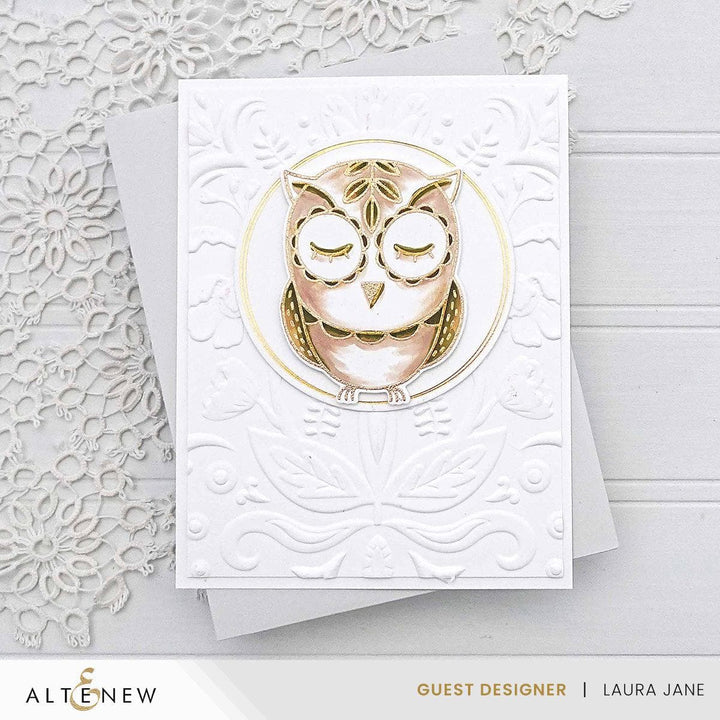 Altenew Stamp & Die Bundle Nordic Night Owl