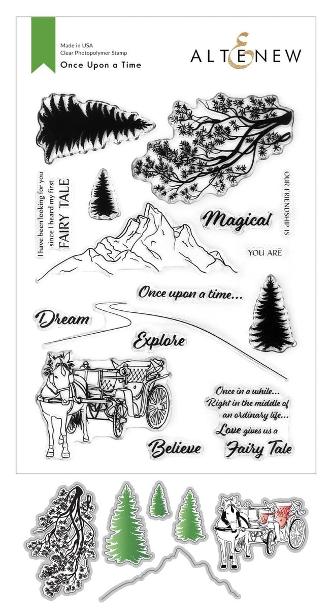 Altenew Stamp & Die Bundle Once Upon a Time Stamp & Die Bundle