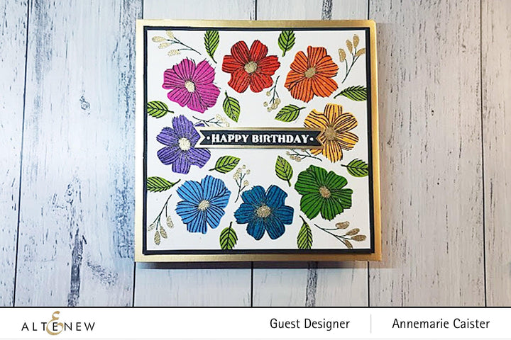 Altenew Stamp & Die Bundle One-Go Birthday Stamp & Die Bundle