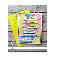 Altenew Stamp & Die Bundle One-Go Birthday Stamp & Die Bundle