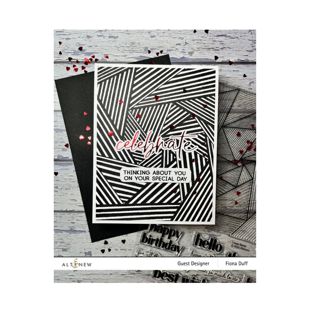 Altenew Stamp & Die Bundle One-Go Birthday Stamp & Die Bundle