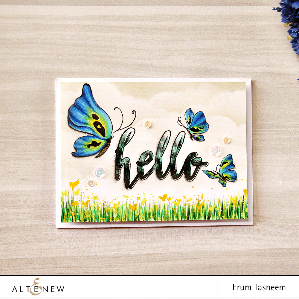 Altenew Stamp & Die Bundle Painted Butterflies Stamp & Die Bundle