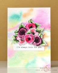 Altenew Stamp & Die Bundle Painted Flowers Stamp & Die Bundle