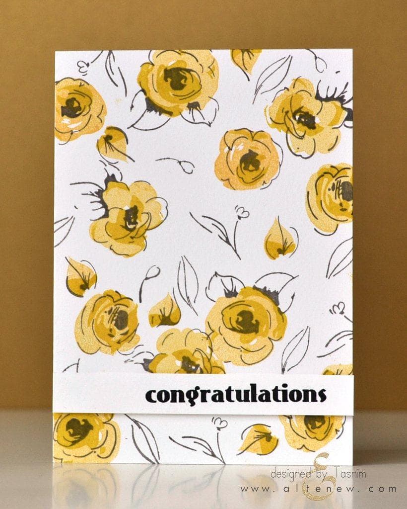 Altenew Stamp & Die Bundle Painted Flowers Stamp & Die Bundle