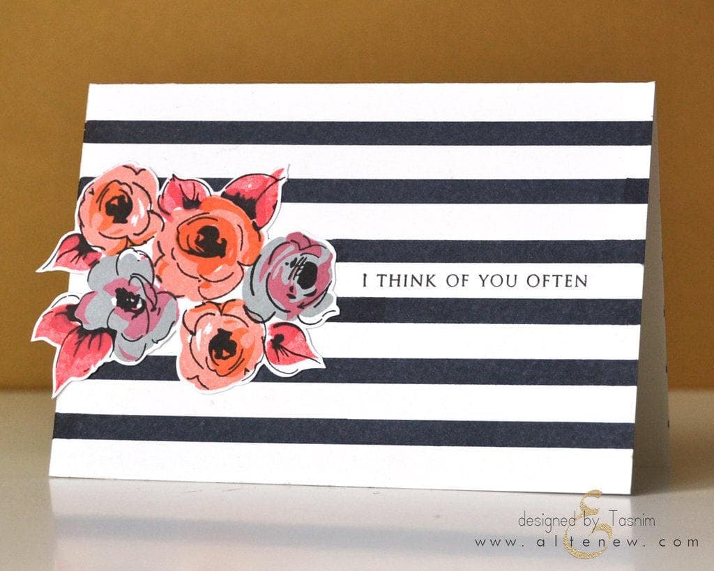 Altenew Stamp & Die Bundle Painted Flowers Stamp & Die Bundle