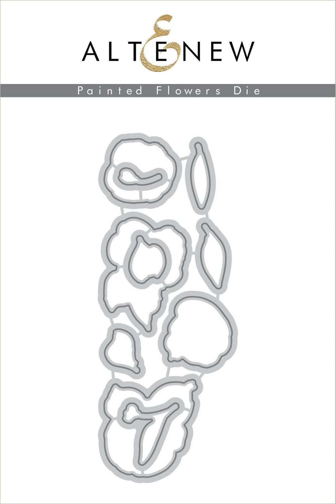 Altenew Stamp & Die Bundle Painted Flowers Stamp & Die Bundle