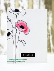 Altenew Stamp & Die Bundle Painted Poppy Stamp & Die Bundle