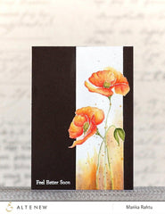 Altenew Stamp & Die Bundle Painted Poppy Stamp & Die Bundle