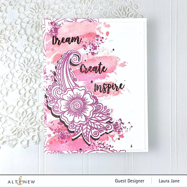 Altenew Stamp & Die Bundle Painted Rainbow Stamp & Die Bundle