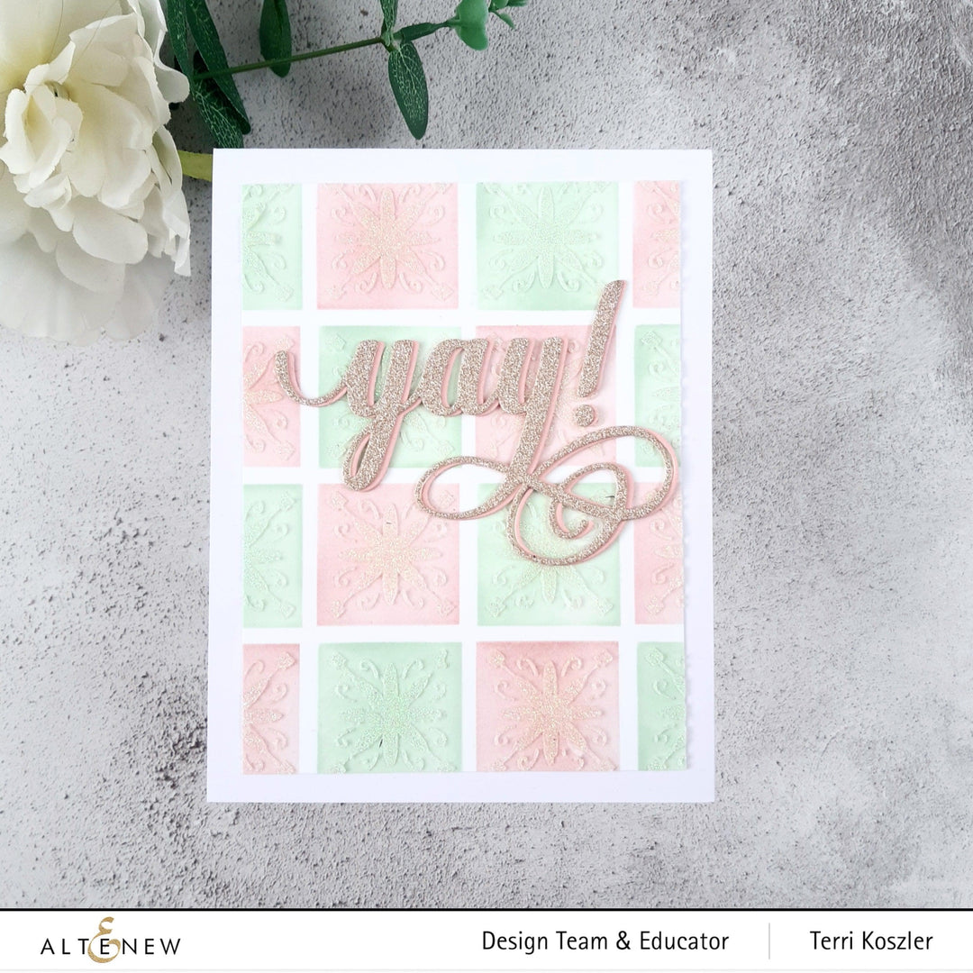 Altenew Stamp & Die Bundle Patchwork Tiles