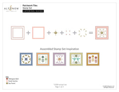 Altenew Stamp & Die Bundle Patchwork Tiles