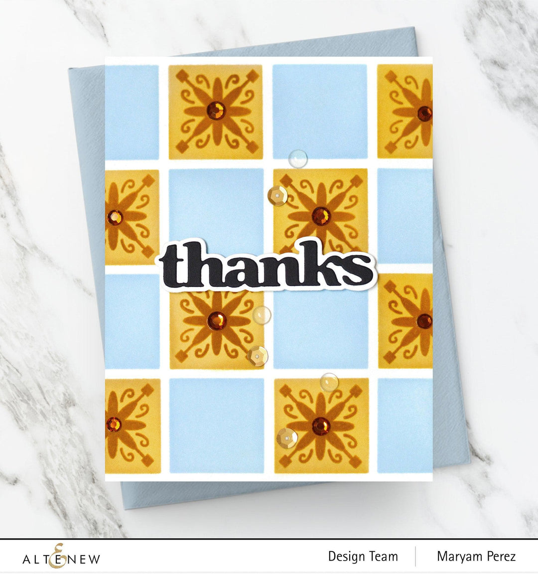 Altenew Stamp & Die Bundle Patchwork Tiles