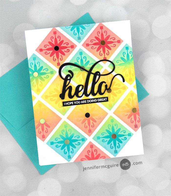 Altenew Stamp & Die Bundle Patchwork Tiles