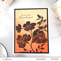 Altenew Stamp & Die Bundle Pen Sketched Silhouette Stamp & Die Bundle