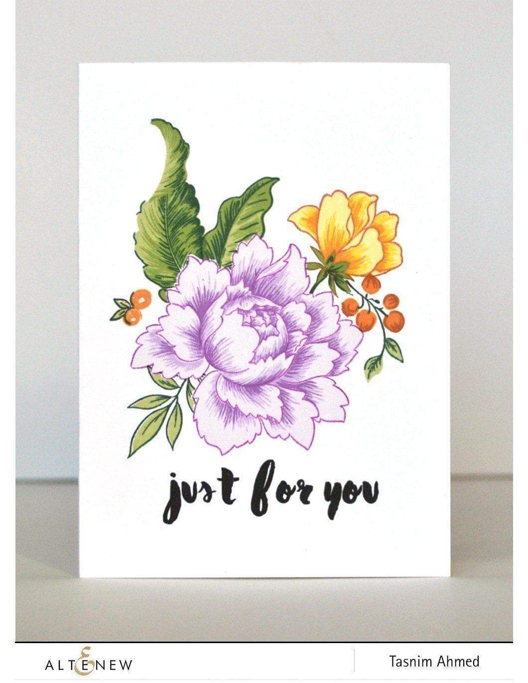 Altenew Stamp & Die Bundle Peony Bouquet Stamp & Die Bundle