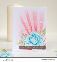 Altenew Stamp & Die Bundle Peony Bouquet Stamp & Die Bundle