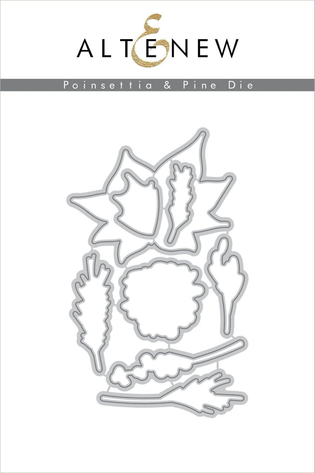 Altenew Stamp & Die Bundle Poinsettia & Pine Stamp & Die Bundle