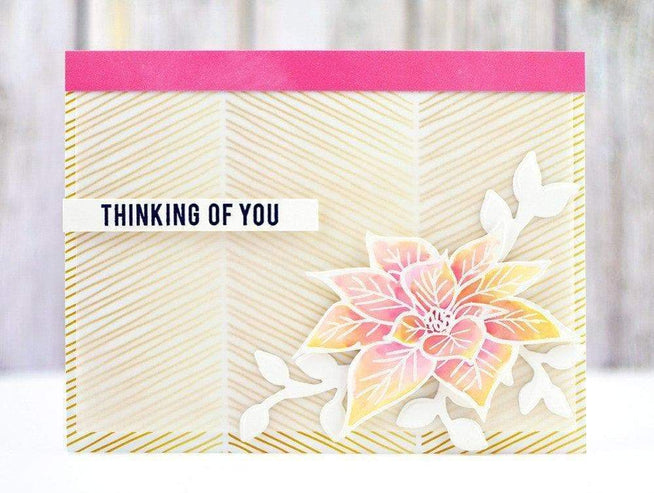 Altenew Stamp & Die Bundle Poinsettia & Pine Stamp & Die Bundle