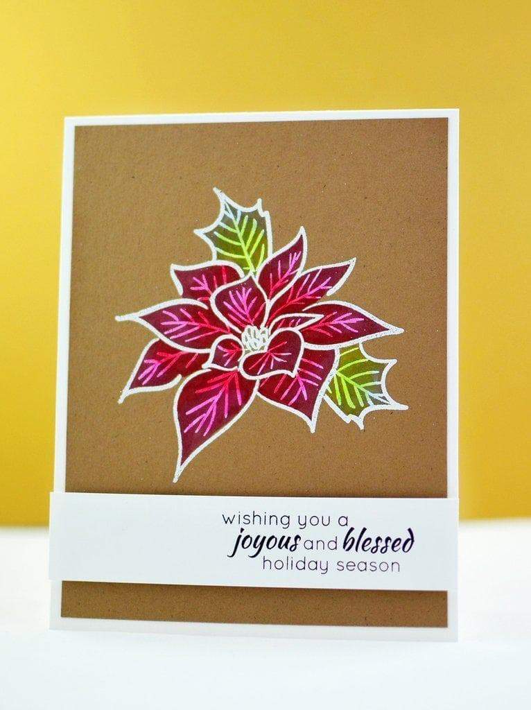 Altenew Stamp & Die Bundle Poinsettia & Pine Stamp & Die Bundle