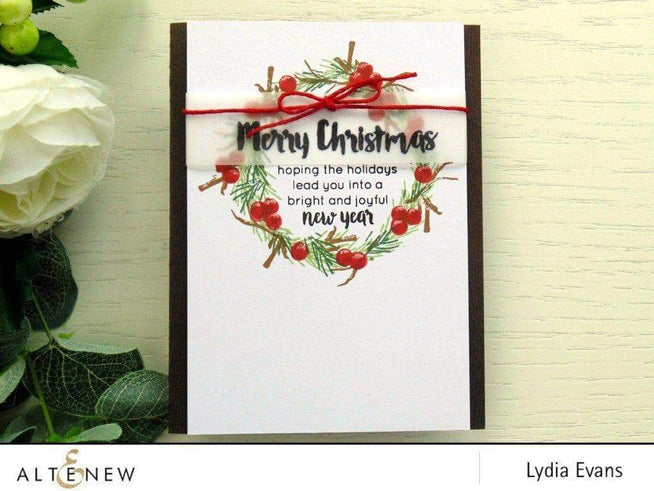 Altenew Stamp & Die Bundle Poinsettia & Pine Stamp & Die Bundle