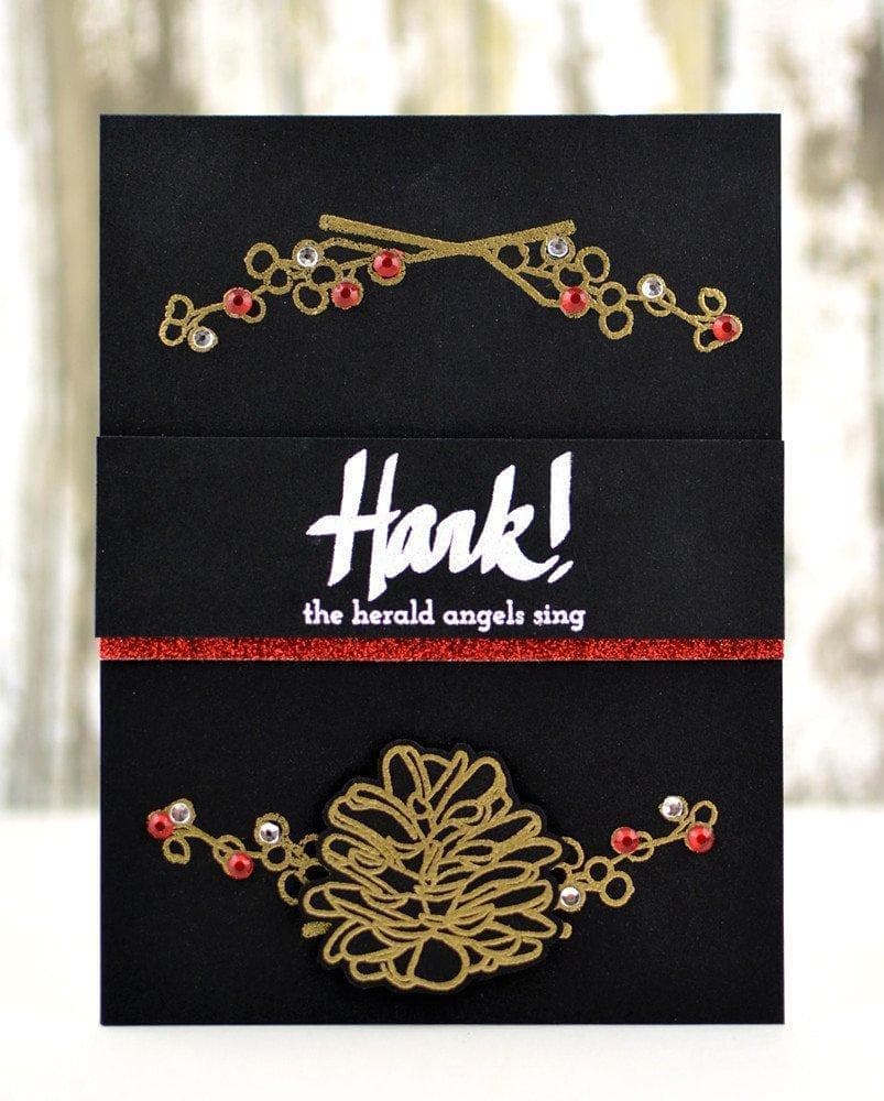 Altenew Stamp & Die Bundle Poinsettia & Pine Stamp & Die Bundle
