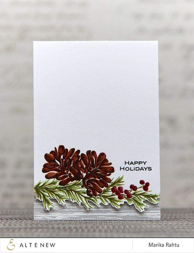 Altenew Stamp & Die Bundle Poinsettia & Pine Stamp & Die Bundle