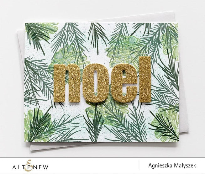 Altenew Stamp & Die Bundle Poinsettia & Pine Stamp & Die Bundle
