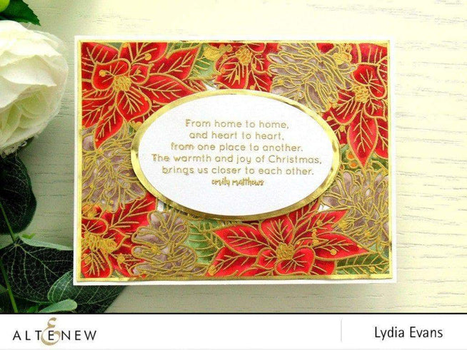 Altenew Stamp & Die Bundle Poinsettia & Pine Stamp & Die Bundle