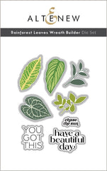 Altenew Stamp & Die Bundle Rainforest Leaves