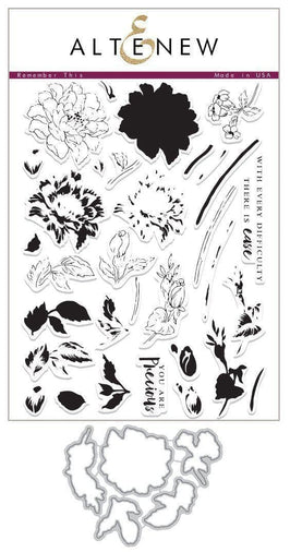 Altenew Stamp & Die Bundle Remember This Stamp & Die Bundle