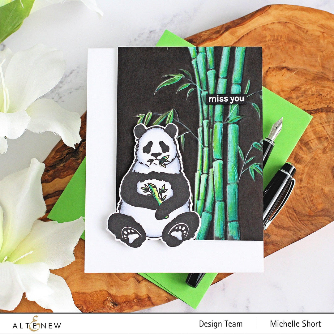 Altenew Stamp & Die Bundle Roaming Pandas