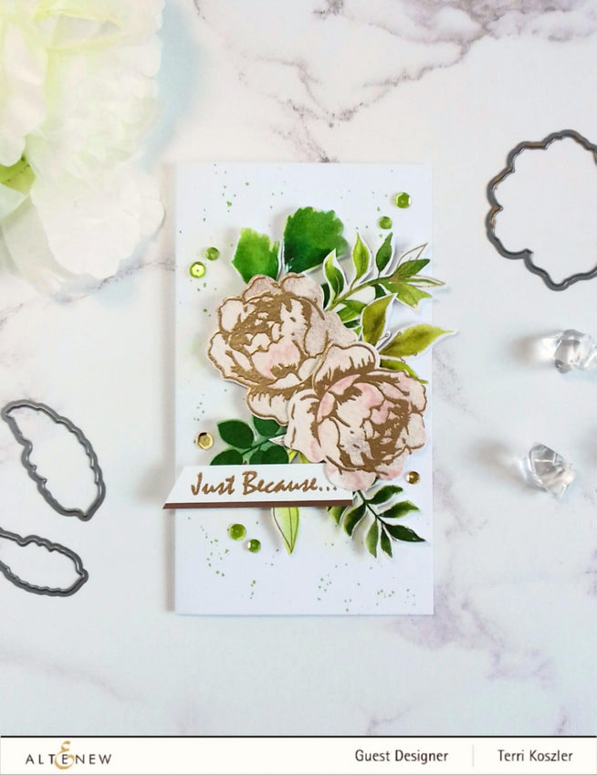 Altenew Stamp & Die Bundle Rose Blossom Stamp & Die Bundle