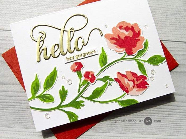 Altenew Stamp & Die Bundle Rose Spray Stamp & Die Bundle