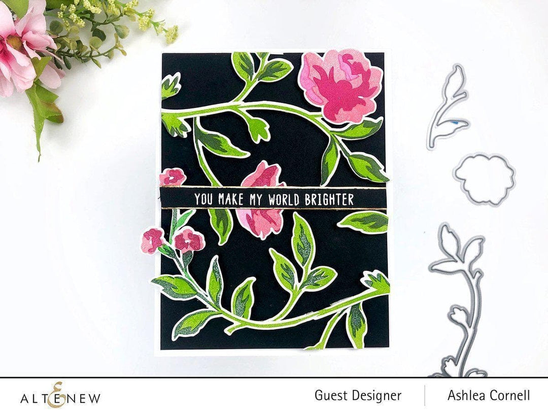 Altenew Stamp & Die Bundle Rose Spray Stamp & Die Bundle