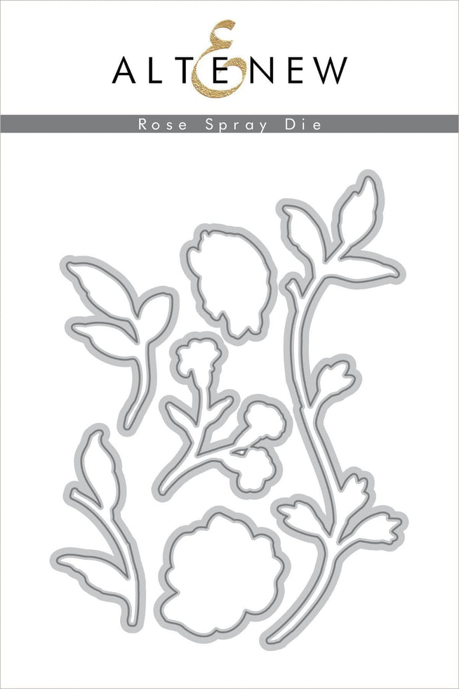 Altenew Stamp & Die Bundle Rose Spray Stamp & Die Bundle