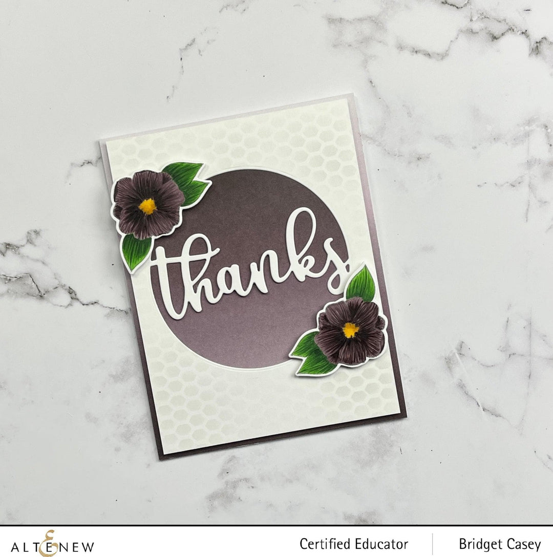 Altenew Stamp & Die Bundle Rounded Blossoms Stamp & Die Bundle