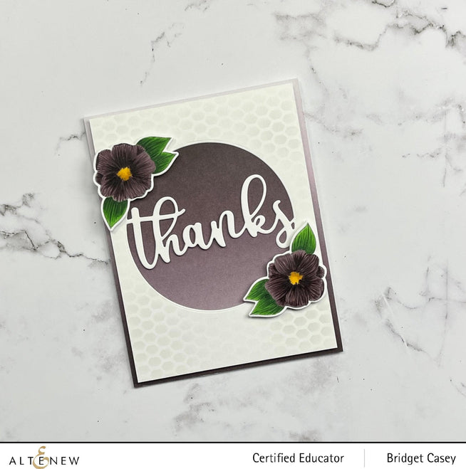Altenew Stamp & Die Bundle Rounded Blossoms Stamp & Die Bundle