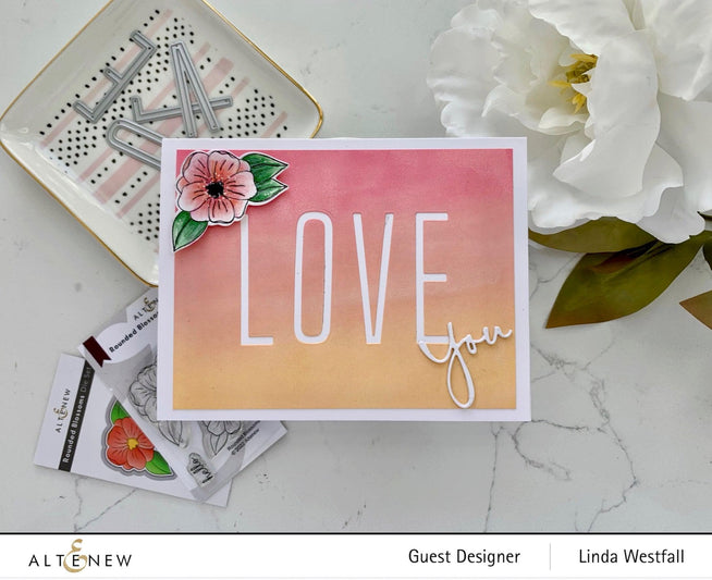 Altenew Stamp & Die Bundle Rounded Blossoms Stamp & Die Bundle