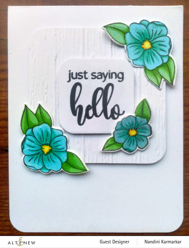 Altenew Stamp & Die Bundle Rounded Blossoms Stamp & Die Bundle