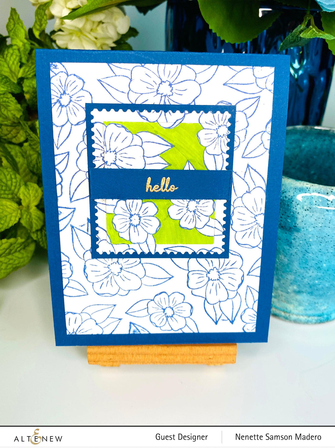 Altenew Stamp & Die Bundle Rounded Blossoms Stamp & Die Bundle