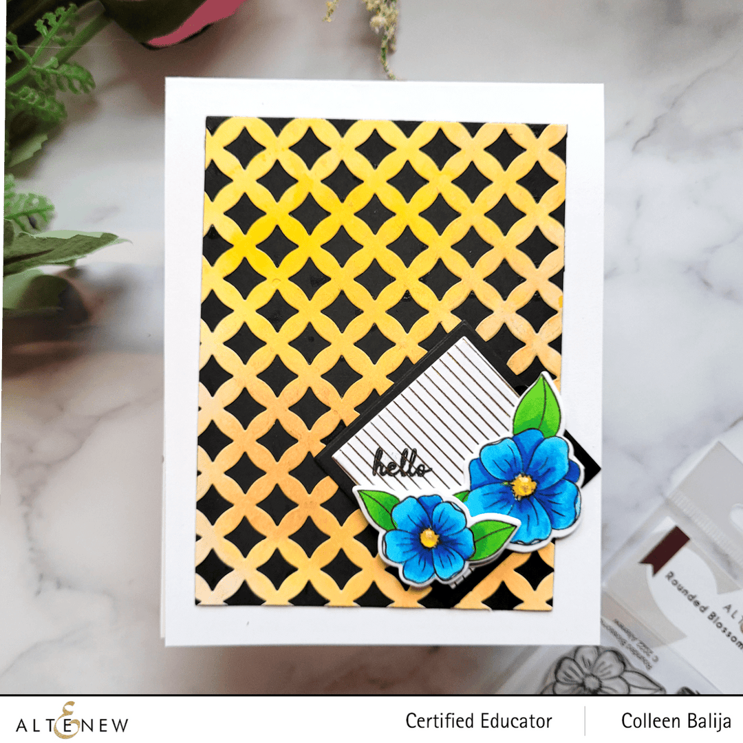 Altenew Stamp & Die Bundle Rounded Blossoms Stamp & Die Bundle